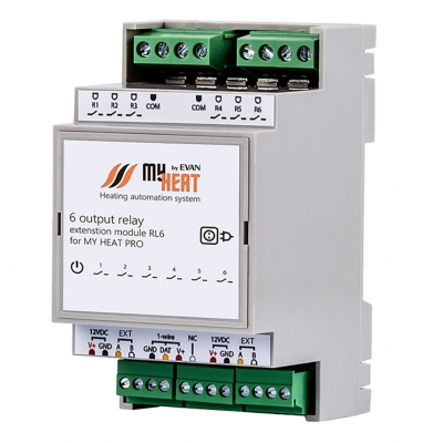 ЭВАН Релейный блок расширения MY HEAT RL6